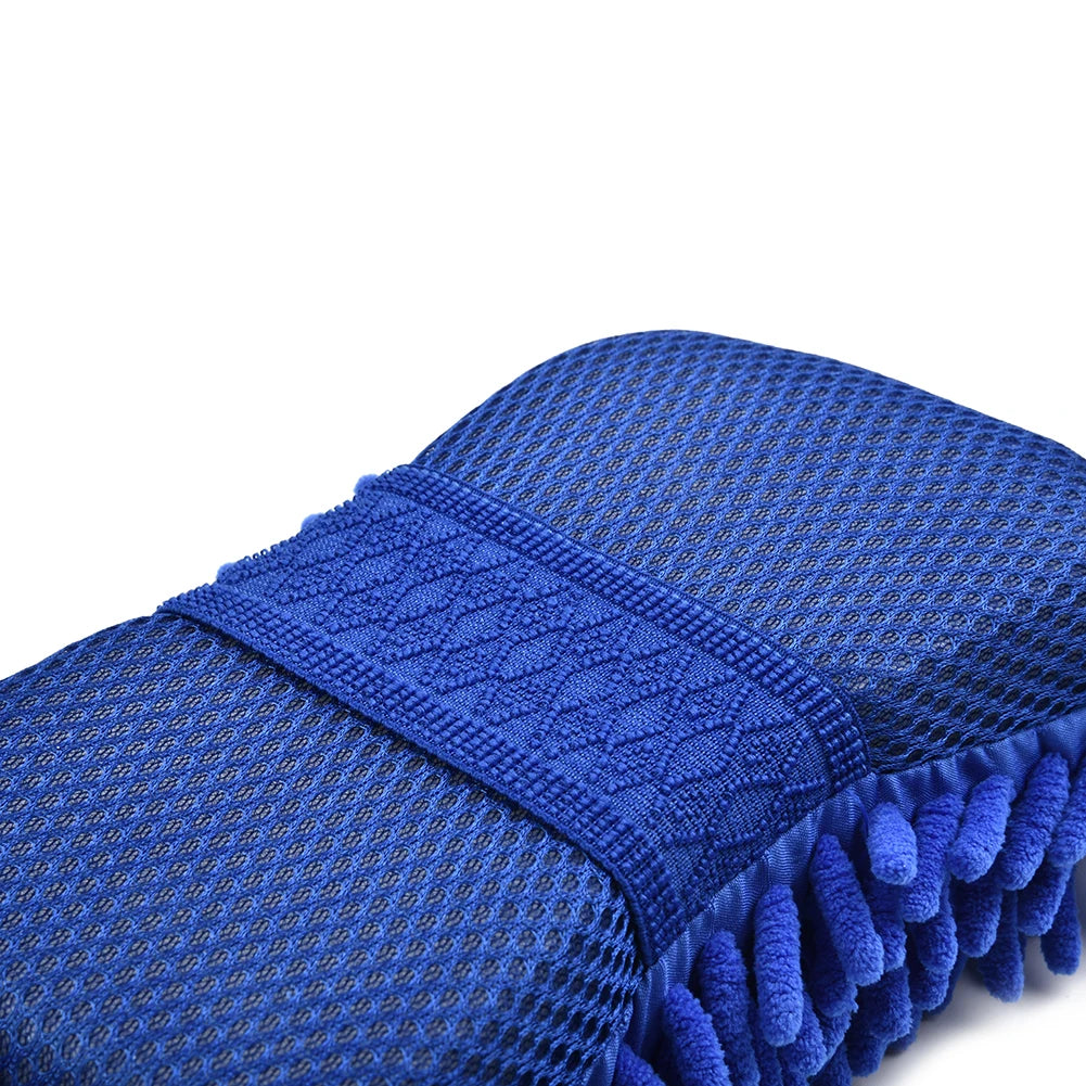 Microfiber Car Washer Sponge Cleaning Car Care Detailing Brushes Washing Towel Auto Gloves Styling Accessories