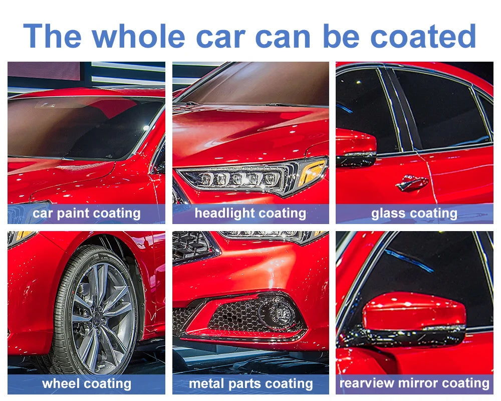 3 In 1 Car Ceramic Nano Coating Liquid Coatin Nano Crystal Hydrophobic Layer Polishing Paint Agent Car Polish Nanos Coatings