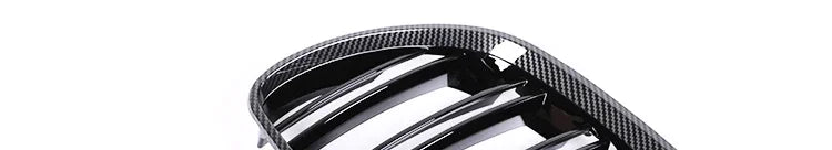 M Style Front Bumper Kidney Grille Carbon Fiber Radiator Black Gloss Racing Grills Cover for BMW X5 E53 X5M 2003 2004 2005 2006