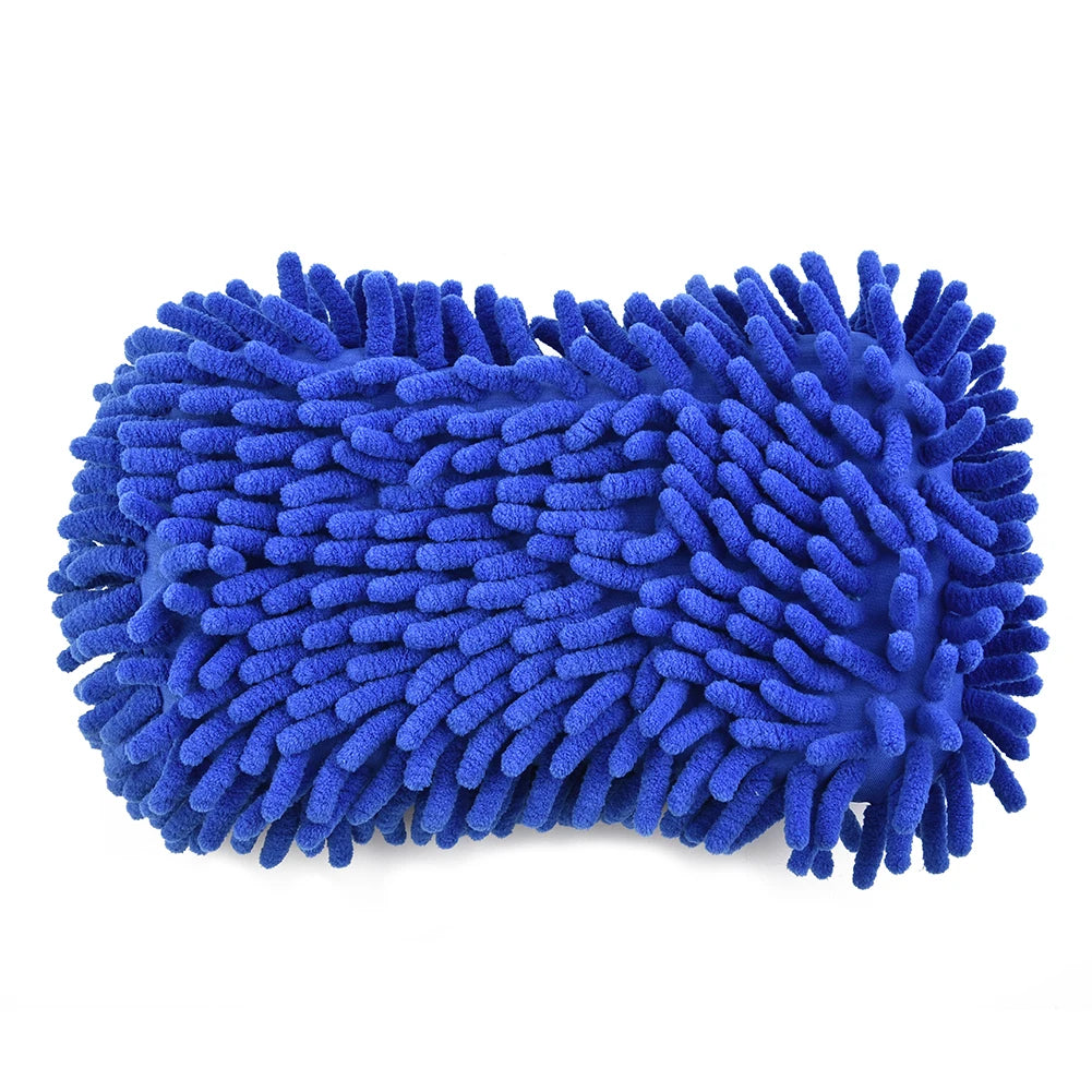 Microfiber Car Washer Sponge Cleaning Car Care Detailing Brushes Washing Towel Auto Gloves Styling Accessories