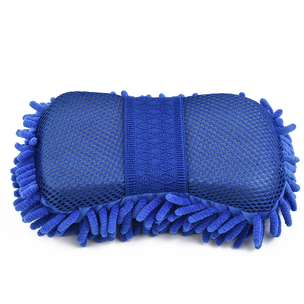 Microfiber Car Washer Sponge Cleaning Car Care Detailing Brushes Washing Towel Auto Gloves Styling Accessories