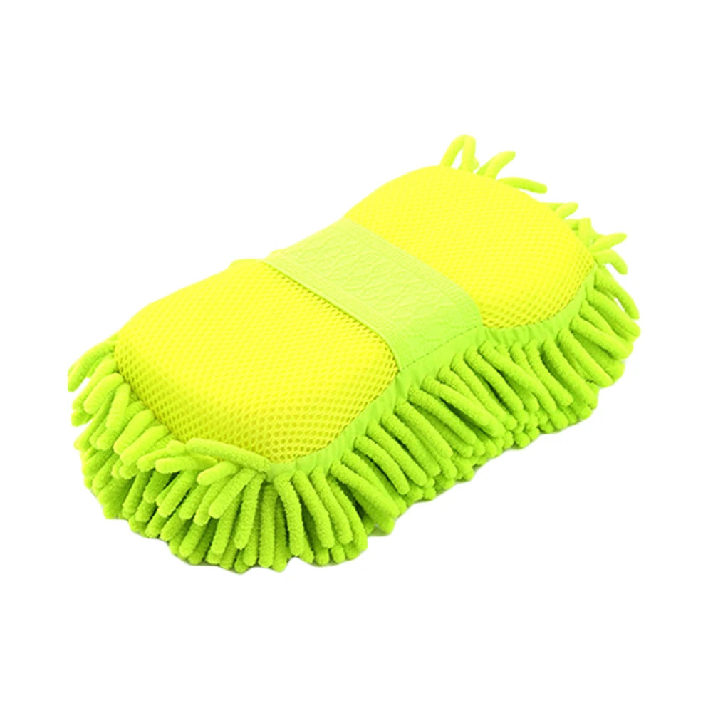 Microfiber Car Washer Sponge Cleaning Car Care Detailing Brushes Washing Towel Auto Gloves Styling Accessories