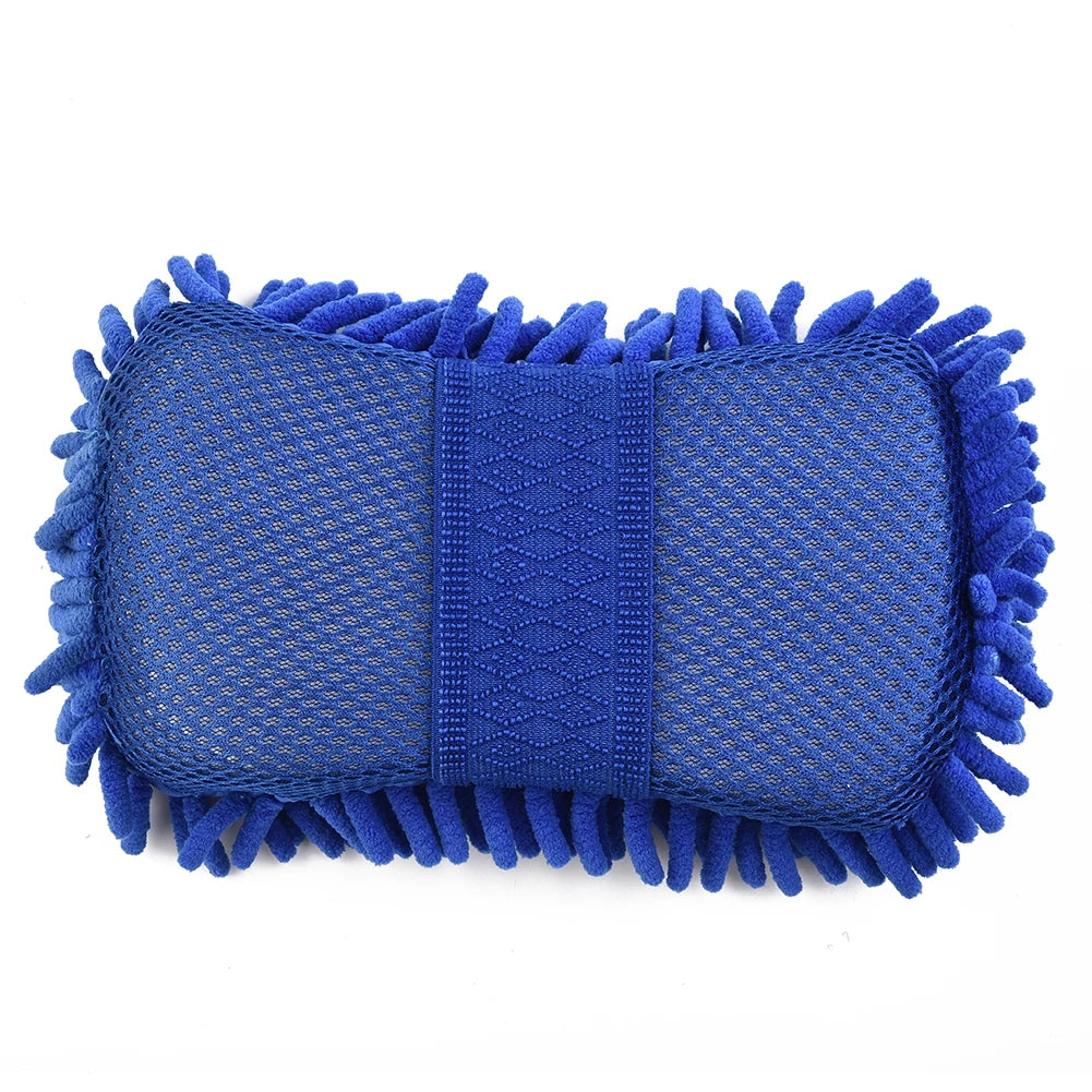 Microfiber Car Washer Sponge Cleaning Car Care Detailing Brushes Washing Towel Auto Gloves Styling Accessories