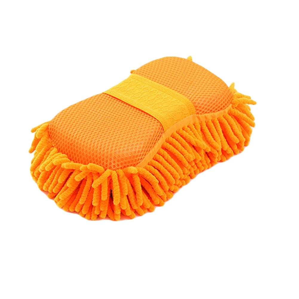 Microfiber Car Washer Sponge Cleaning Car Care Detailing Brushes Washing Towel Auto Gloves Styling Accessories