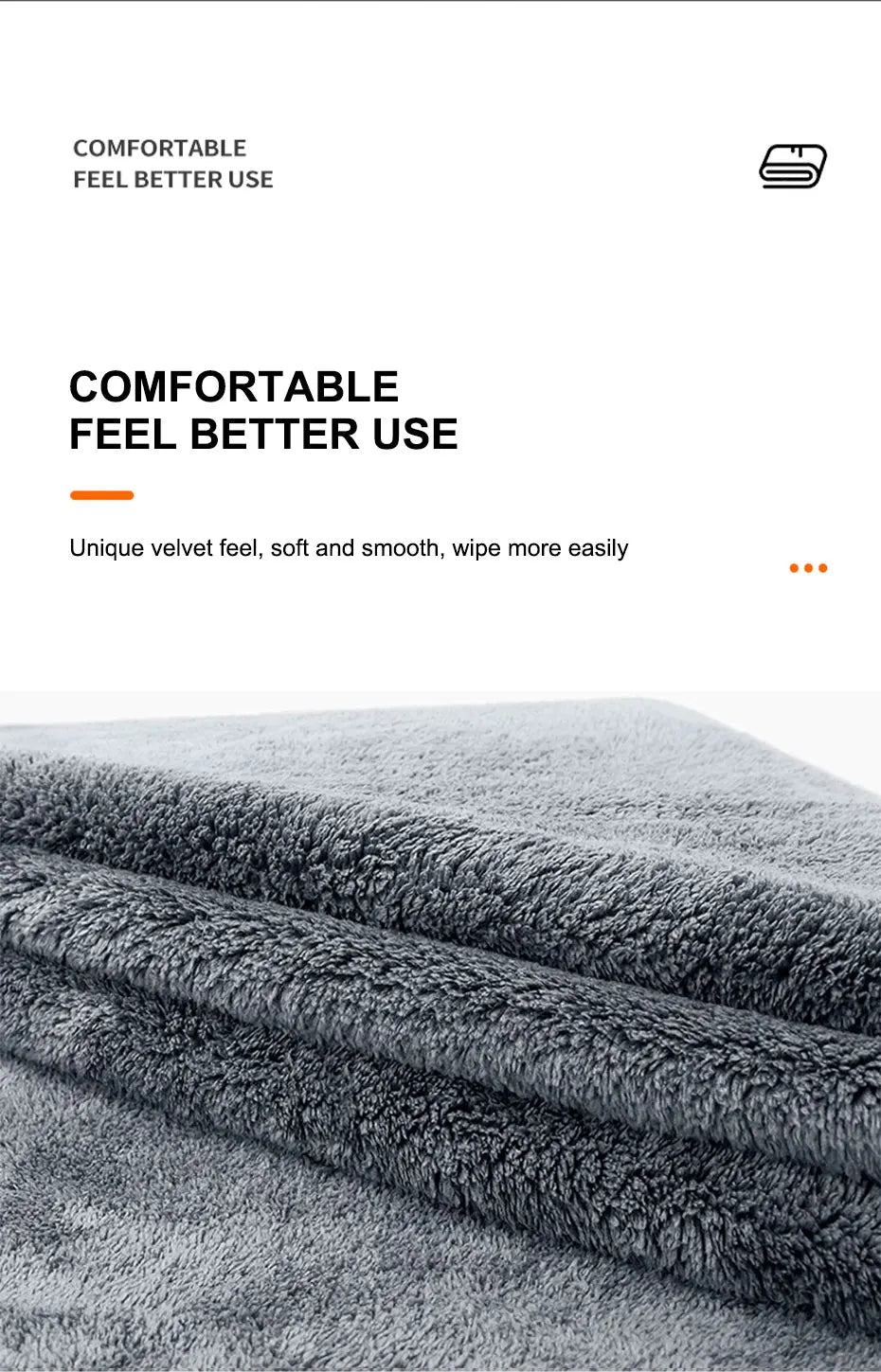 SEAMETAL 40X100CM Car Wash Towel Coral Velvet Microfiber Clean Cloth No Hemming Thickened Soft High Absorbent Car Washing Towels