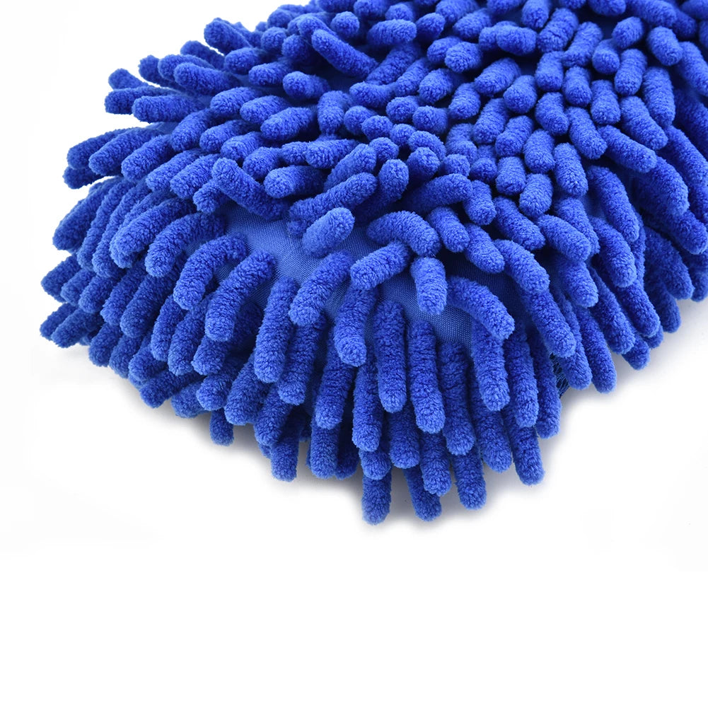 Microfiber Car Washer Sponge Cleaning Car Care Detailing Brushes Washing Towel Auto Gloves Styling Accessories