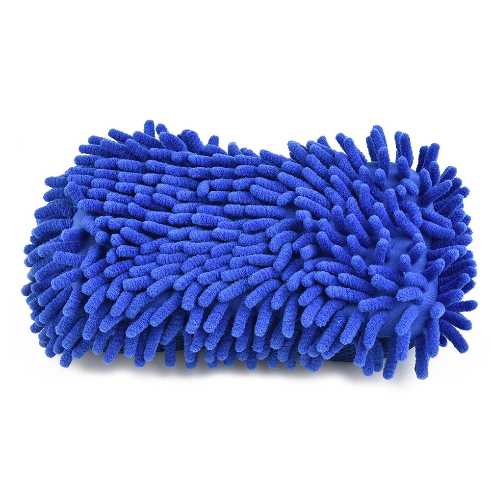 Microfiber Car Washer Sponge Cleaning Car Care Detailing Brushes Washing Towel Auto Gloves Styling Accessories