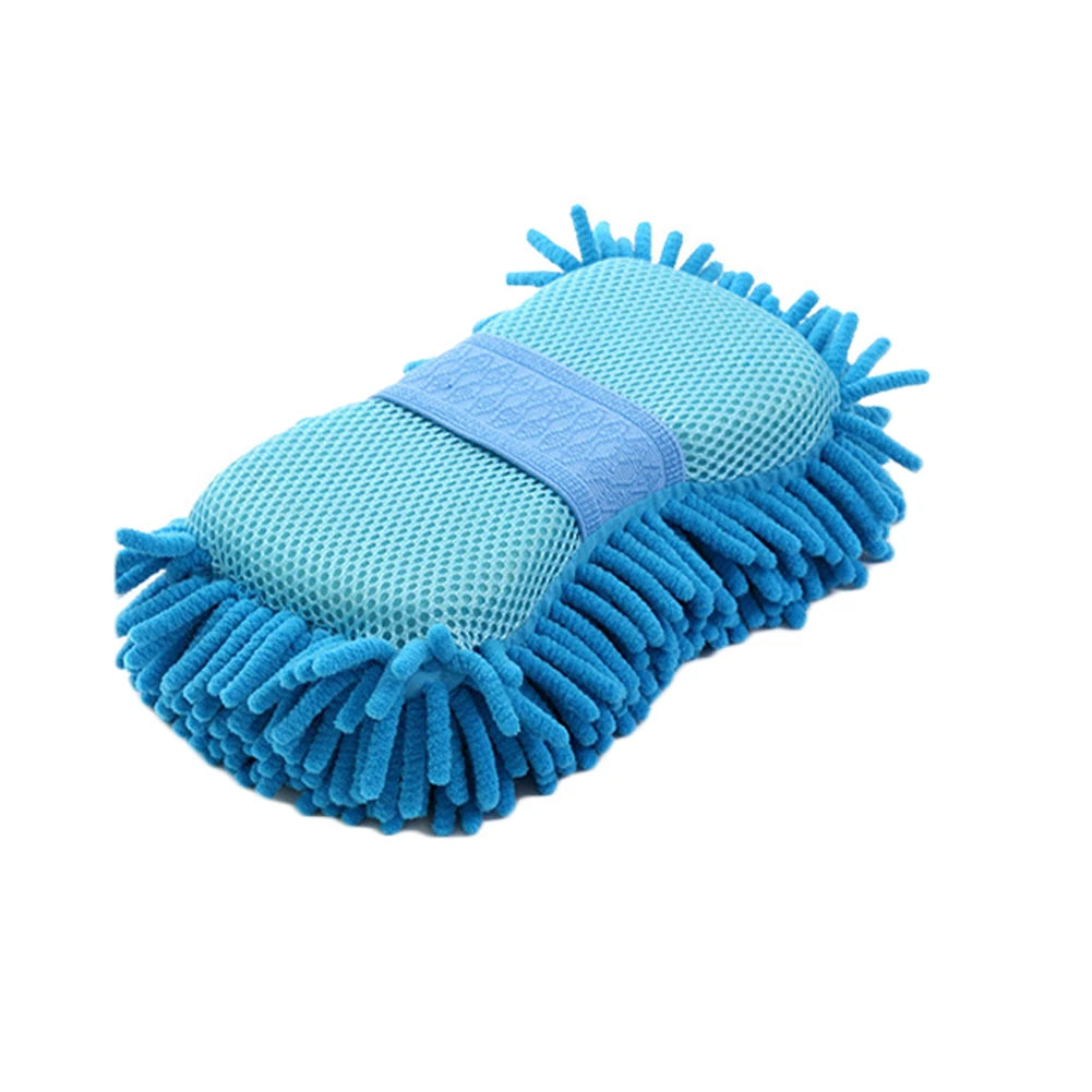 Microfiber Car Washer Sponge Cleaning Car Care Detailing Brushes Washing Towel Auto Gloves Styling Accessories